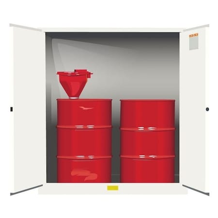 Justrite SURE-GRIP EX VERTICAL DRUM SAFETY CABINET AND DRUM SUPPORT, CAP. 110 899105